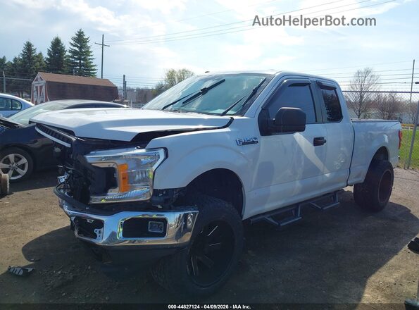 1FTEX1EB3JFE00893 2018 FORD F150 White Передня ліва чверть
