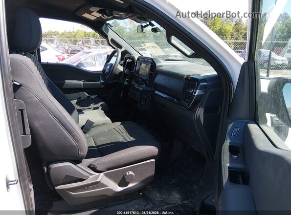 1FTEX1EB5MFD09502 2021 FORD F150 White Вид салону спереду