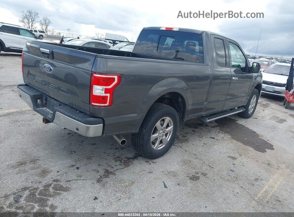 1FTEX1EB7JKF40646 2018 FORD F150 Gray Tył prawy