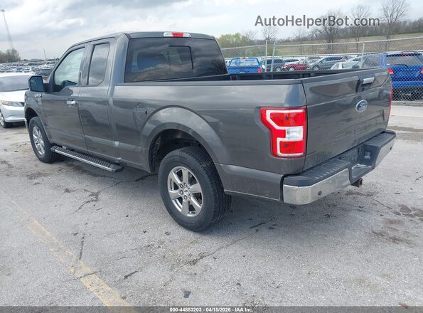 1FTEX1EB7JKF40646 2018 FORD F150 Gray Tył lewy