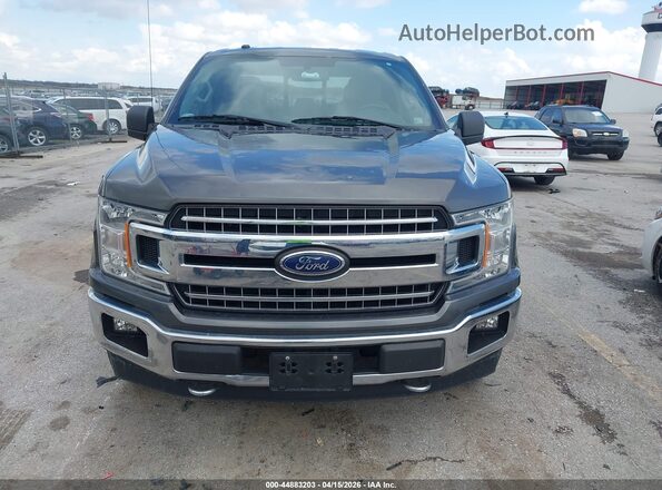 1FTEX1EB7JKF40646 2018 FORD F150 Gray Widok zestawu wskaźników