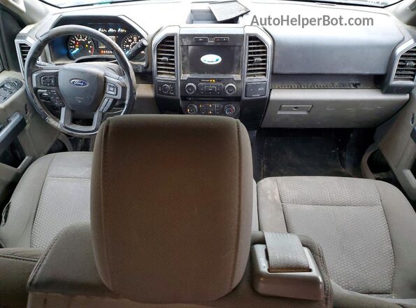 1FTEX1EB8JKC97705 2018 FORD F150 Белый Вид панели приборов