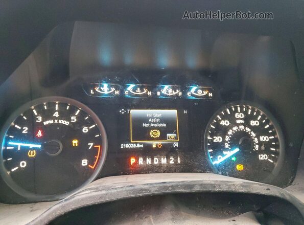 1FTEX1EB8JKC97705 2018 FORD F150 Белый Вид щитка приборов
