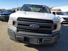 2018 Ford F150 Super Cab White vin: 1FTEX1EBXJKE51606