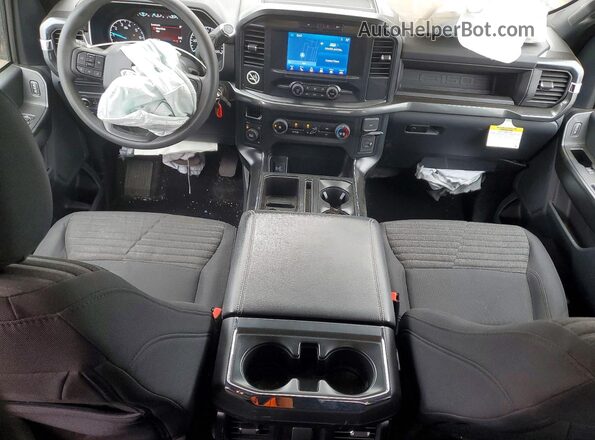 1FTEX1EP0PKD77911 2023 FORD F150 Черный Вид панели приборов