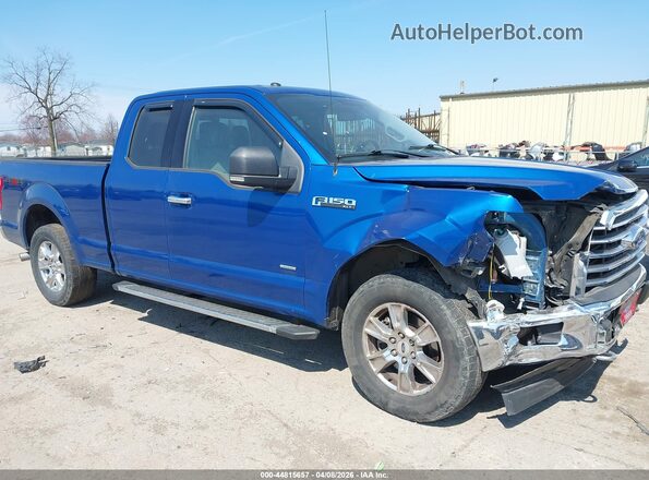 1FTEX1EP1HFA66062 2017 FORD F150 Синий 