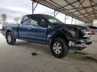 2018 Ford F150 Super Cab Blue vin: 1FTEX1EP2JFD04636