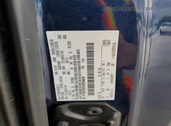 1FTEX1EP2JFD04636 2018 FORD F150 Blue Вид підкапотного простору