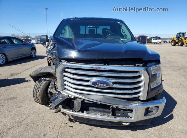 1FTEX1EP3HFA44421 2017 FORD F150 Черный Вид спереди