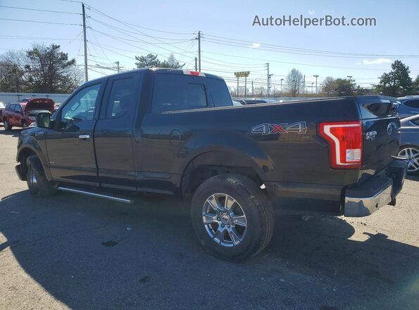 1FTEX1EP3HFA44421 2017 FORD F150 Черный Задняя левая четверть