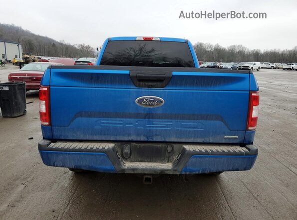 1FTEX1EP3KKE99736 2019 FORD F150 Синий Вид сзади