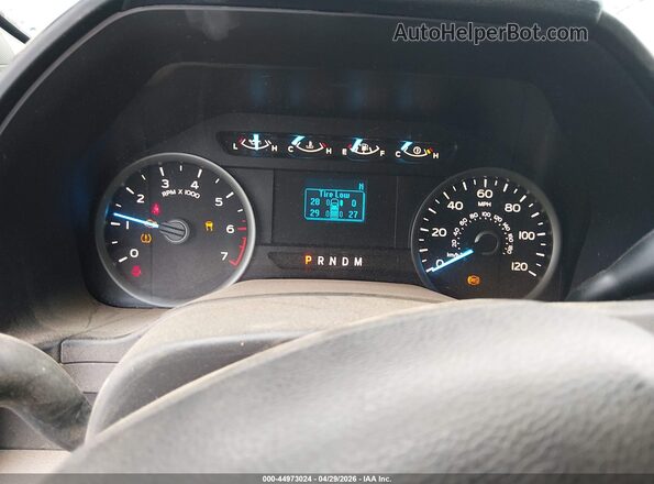 1FTEX1EP8JKF88314 2018 FORD F150 Серый Вид задних сидений