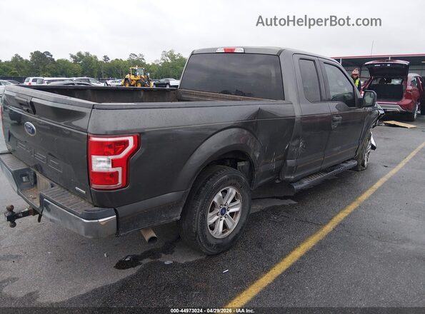 1FTEX1EP8JKF88314 2018 FORD F150 Серый Задняя правая четверть