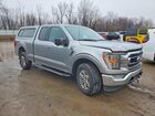 2021 Ford F150 Super Cab Silver vin: 1FTEX1EPXMKD40652
