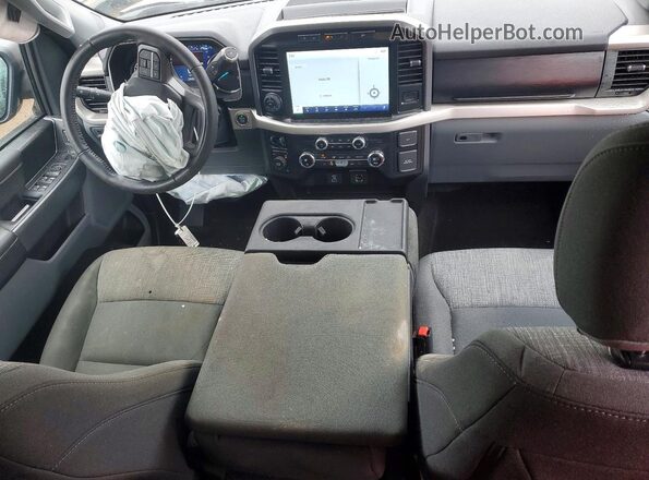 1FTEX1EPXMKD40652 2021 FORD F150 Silver Vista del salpicadero