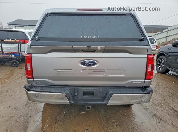 1FTEX1EPXMKD40652 2021 FORD F150 Silver Vista trasera