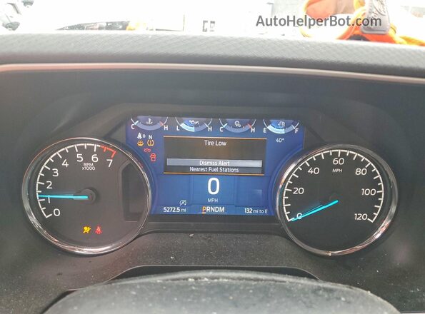 1FTEX1EPXMKD40652 2021 FORD F150 Silver Vista del cuadro de instrumentos