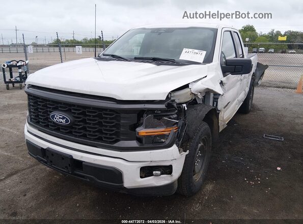 1FTEX2KP4SKE75701 2025 FORD F150 White Передня ліва чверть