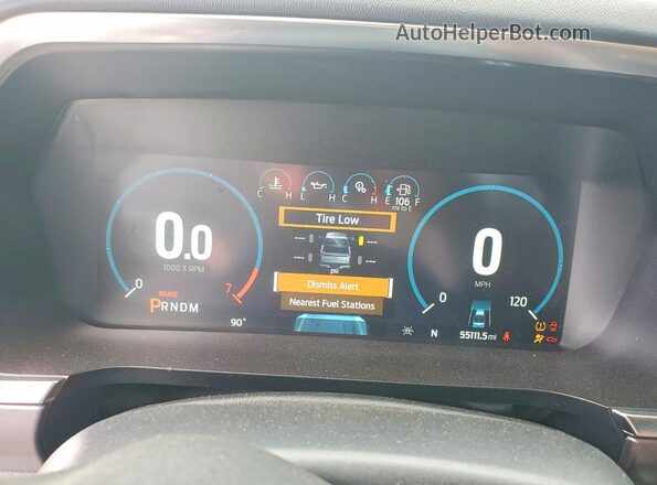 1FTFW1CD9NFB33387 2022 FORD F150 Серый Вид щитка приборов