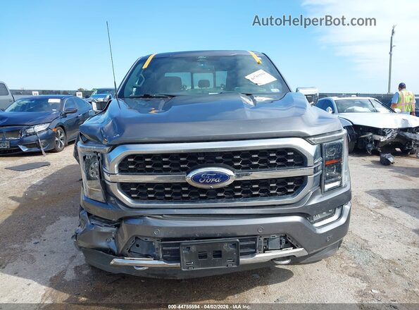 1FTFW1E56NFB15385 2022 FORD F150 Серый Вид панели приборов
