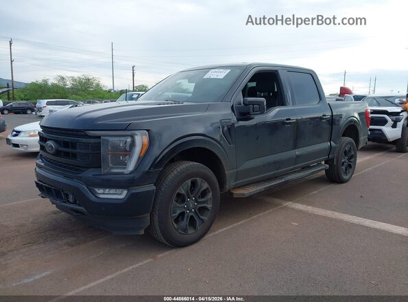 1FTFW1E83NFB31344 2022 FORD F150 Black Przód lewy