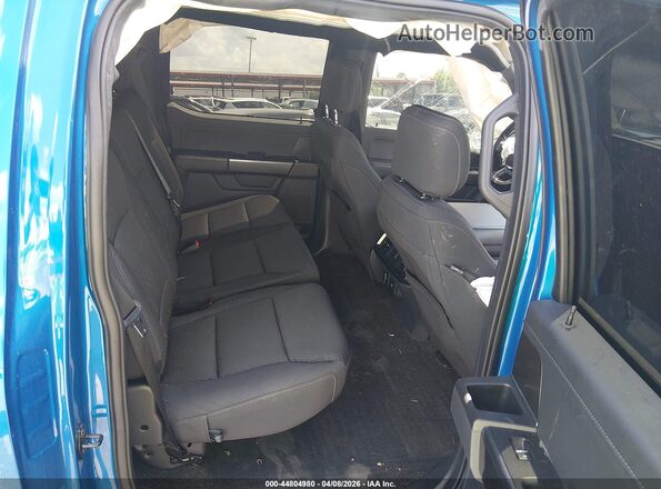 1FTFW1ED5MFC98901 2021 FORD F150 Blue Vista de la etiqueta del VIN