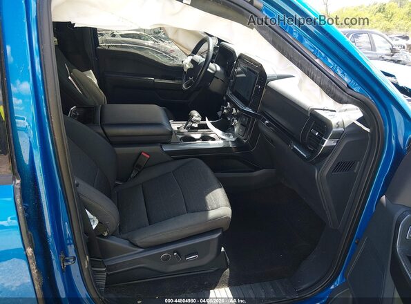 1FTFW1ED5MFC98901 2021 FORD F150 Blue Vista interior delantera