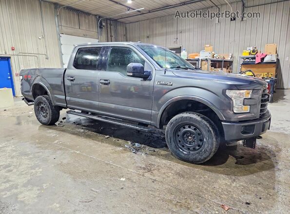1FTFW1EF1HFC27914 2017 FORD F150 Серый Передняя правая четверть