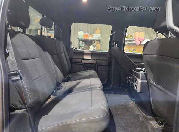 1FTFW1EF1HFC27914 2017 FORD F150 Серый Вид задних сидений