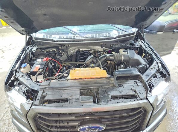 1FTFW1EF1HFC27914 2017 FORD F150 Серый Вид задней части салона