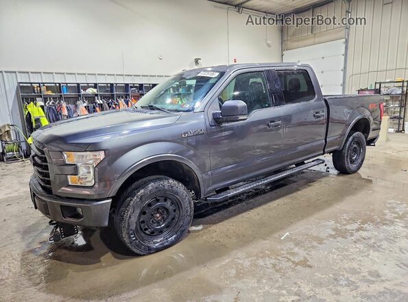 1FTFW1EF1HFC27914 2017 FORD F150 Серый Передняя левая четверть
