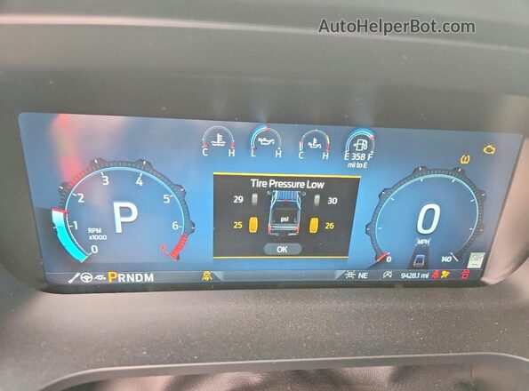 1FTFW1RG5RFB07683 2024 FORD F150 Gray Widok zestawu wskaźników