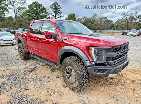 1FTFW1RG7NFB79527 2022 FORD F150 Красный Передняя правая четверть