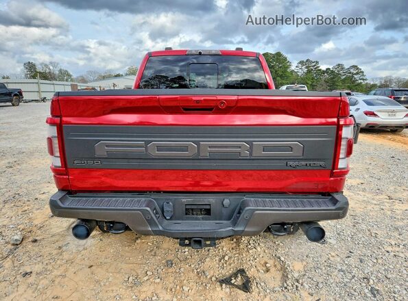 1FTFW1RG7NFB79527 2022 FORD F150 Красный Вид сзади