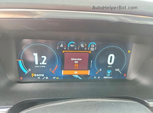 1FTFW1RG7NFB79527 2022 FORD F150 Красный Вид щитка приборов