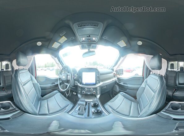 1FTFW1RG7NFB79527 2022 FORD F150 Красный Вид наклейки с VIN-кодом