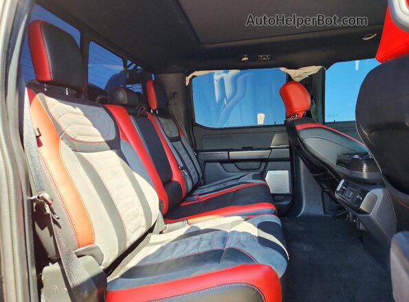 1FTFW1RGXMFC66014 2021 FORD F150 Black უკანა სავარძლების ხედი