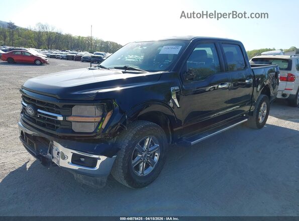 1FTFW3LD6RFA36701 2024 FORD F150 Черный Вид спереди