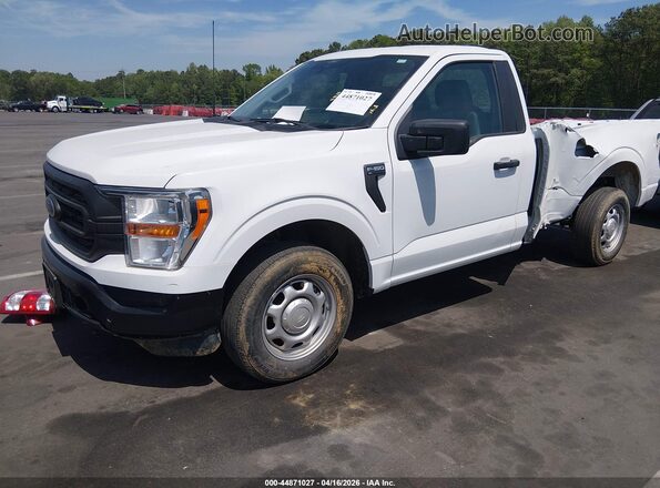 1FTMF1CB2NKD52947 2022 FORD F150 White Przód lewy
