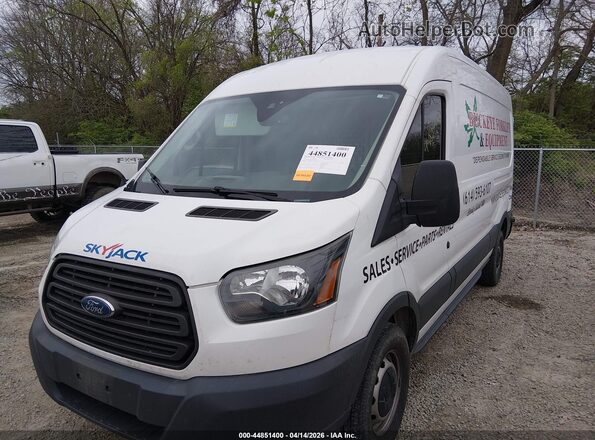 1FTYR2CM4HKA27317 2017 FORD TRANSIT-250 White Առջևի ձախ երեք քառորդ տեսարան