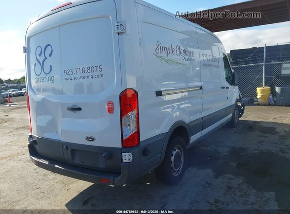 1FTYR2CMXHKA19092 2017 FORD TRANSIT-250 White Trasero derecho