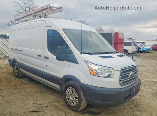 1FTYR2CV6HKA16618 2017 FORD TRANSIT Белый Передняя правая четверть