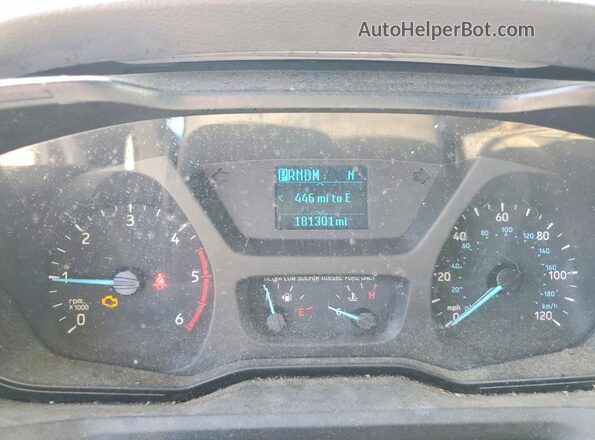 1FTYR2CV6HKA16618 2017 FORD TRANSIT Белый Вид щитка приборов