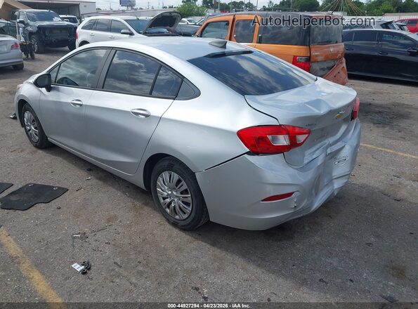 1G1BC5SM2H7184446 2017 CHEVROLET CRUZE Серебряный Задняя левая четверть