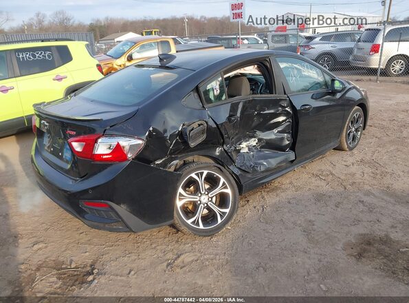 1G1BE5SM2K7141257 2019 CHEVROLET CRUZE Черный Задняя правая четверть