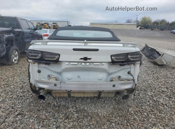 1G1FD3DX6M0138552 2021 CHEVROLET CAMARO Белый Вид сзади