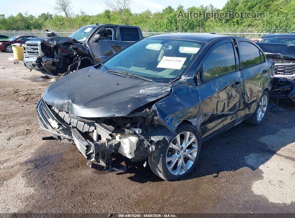 1G1JB5SH3H4157436 2017 CHEVROLET SONIC Gray Առջևի ձախ երեք քառորդ տեսարան