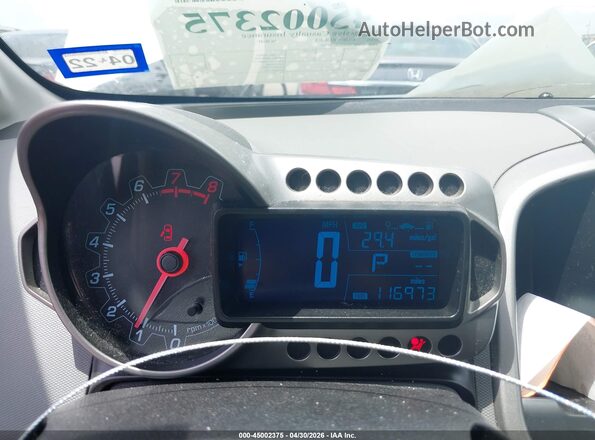 1G1JC5SH2G4120793 2016 CHEVROLET SONIC White Widok tylnych siedzeń