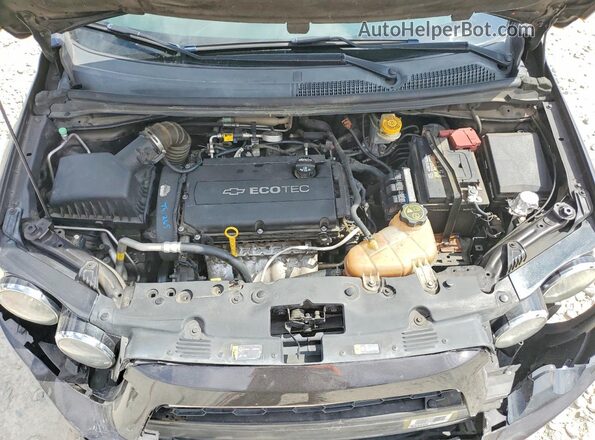 1G1JC5SH5G4124403 2016 CHEVROLET SONIC Gray Widok wnętrza z tyłu
