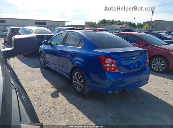 1G1JD5SH5J4100431 2018 CHEVROLET SONIC Синий Задняя левая четверть